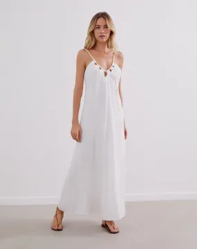 Zima Long Dress - Off White